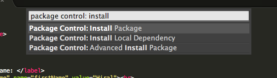 Package Control Manager