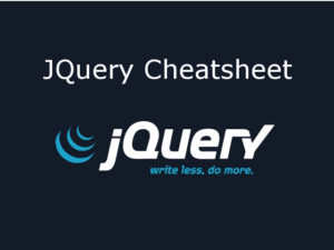 jQuery Cheatsheet Cover Image
