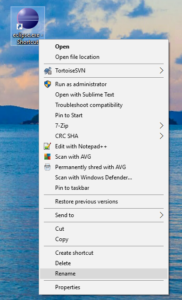 Rename Shortcut to Friendly name