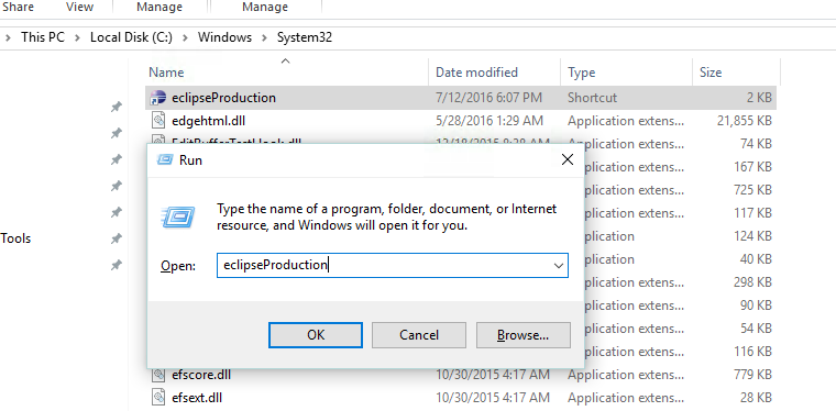 Open Folders and Applications from Run Dialog Box