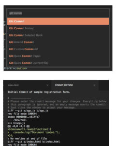 Git Commit in Sublime Text