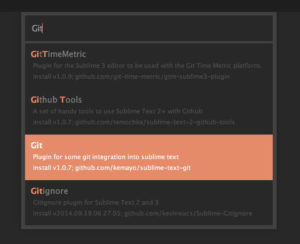 Install Git on Sublime Text